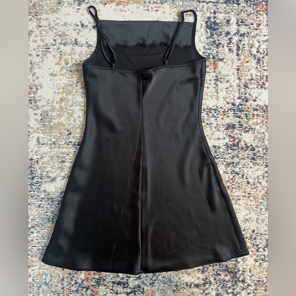 Primark Black Satin Mini Dress - Picture 4 of 6